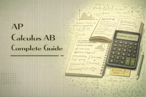 AP Calculus AB complete guide covering limits derivatives integrals formulas and exam preparation