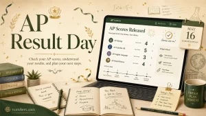 AP Result Day 2026 guide showing July 6 score release, June 15 cancellation deadline, and June 20 free score send deadline