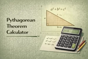 Pythagorean theorem calculator solving right triangle sides using a squared plus b squared equals c squared