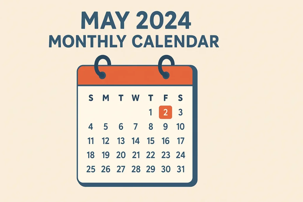 American School of Dubai Academic Calendar 2025–2026 Cover – Interactive Monthly Calendar Layout