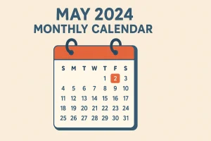 American School of Dubai Academic Calendar 2025–2026 Cover – Interactive Monthly Calendar Layout