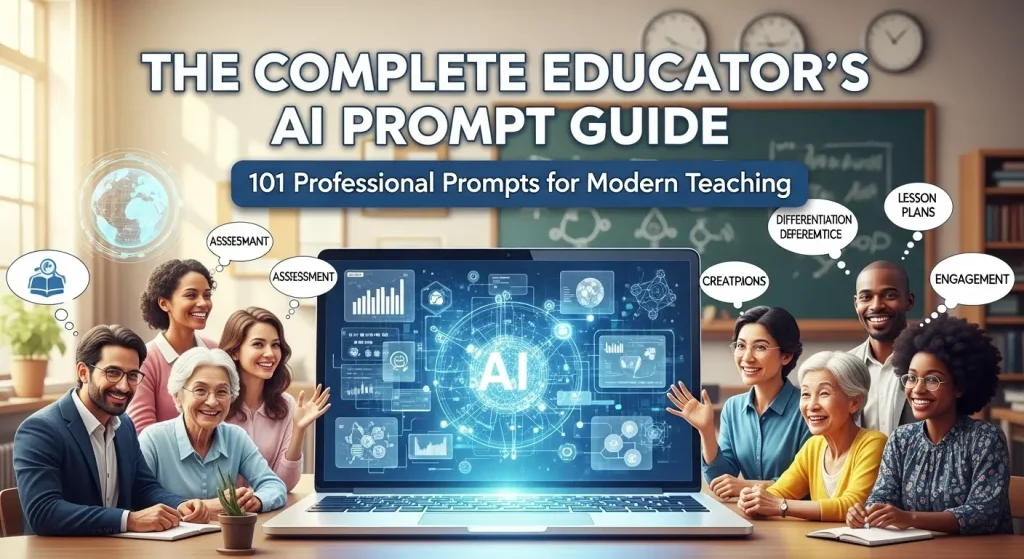 This comprehensive guide contains 101 carefully crafted AI prompts designed to support educators in their daily professional practice.