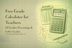 free grade calculator for teachers calculating percentage scores and converting to letter grades ez grader