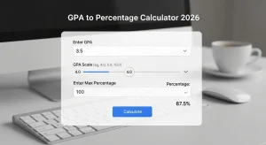 GPA to Percentage Calculator 2026