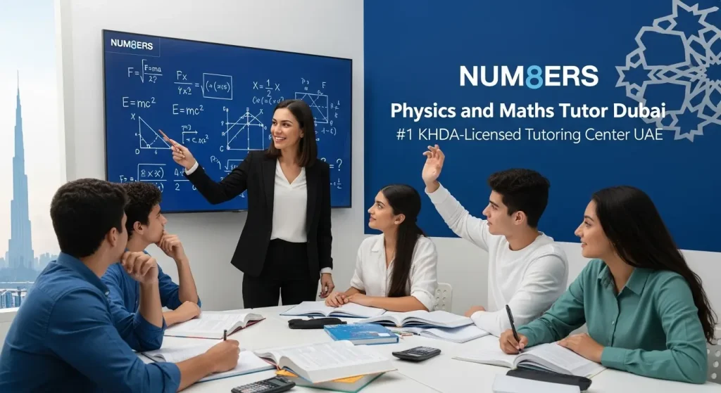 Physics and Maths Tutor Dubai | #1 KHDA-Licensed Tutoring Center UAE | NUM8ERS