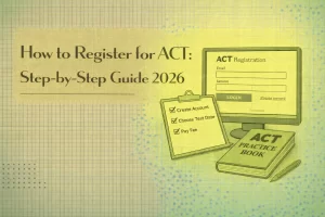 how to register for ACT 2026 step by step guide for students with registration instructions and exam planning