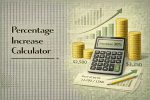 percentage increase calculator calculating percent growth between two values online