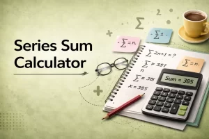 Series sum calculator solving arithmetic and geometric sequences with instant results online