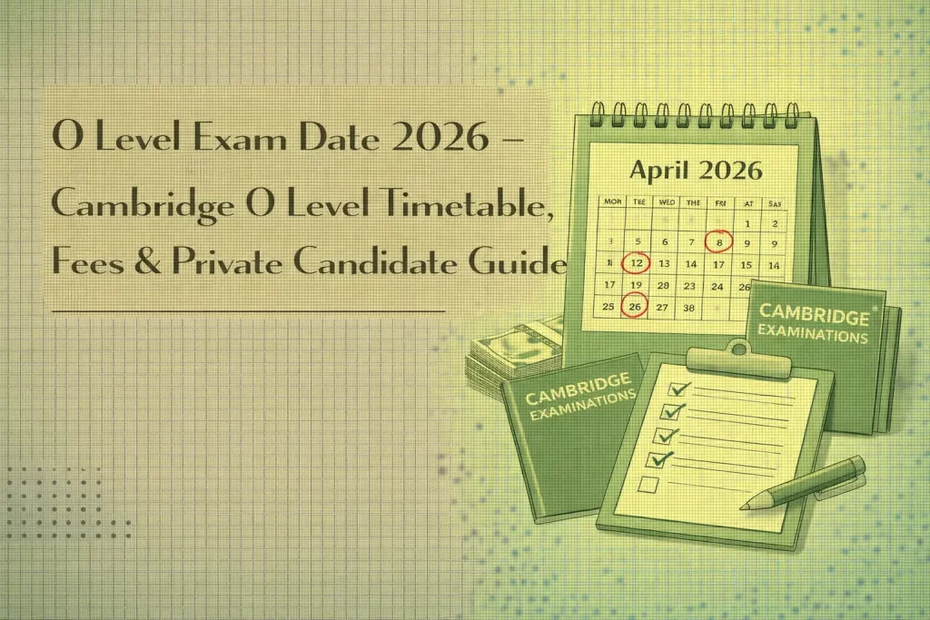 official Cambridge O Level exam date 2026 timetable fees and results guide You can also use these for the page itself: