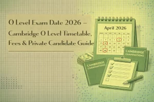 official Cambridge O Level exam date 2026 timetable fees and results guide You can also use these for the page itself: