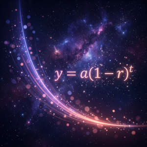 exponential decay graph and formula examples for students