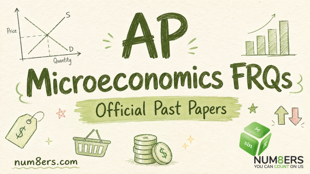 AP Microeconomics FRQs official past papers study resource by Num8ers