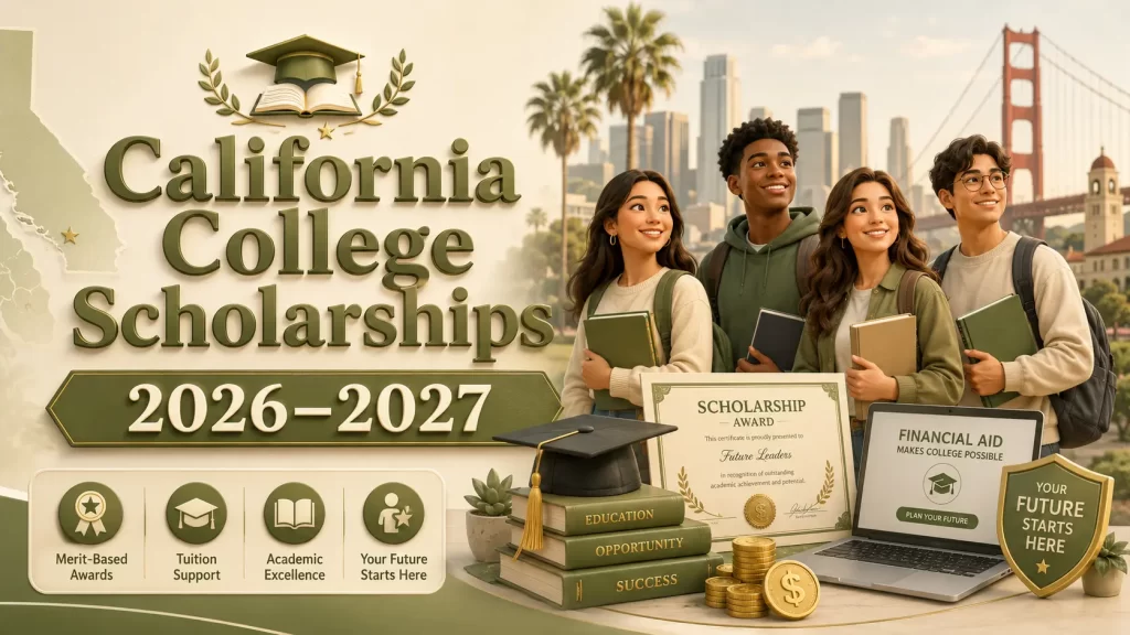 California College Scholarships 2026–2027 | Financial Aid & Awards